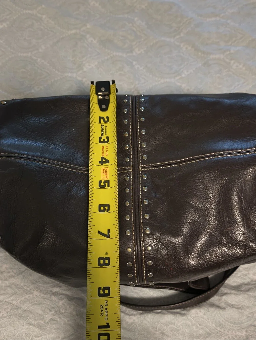 MK Brown Leather Hobo